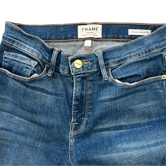 Frame Denim Le Skinny de Jeanne Crop Jeans - Picture 5 of 6